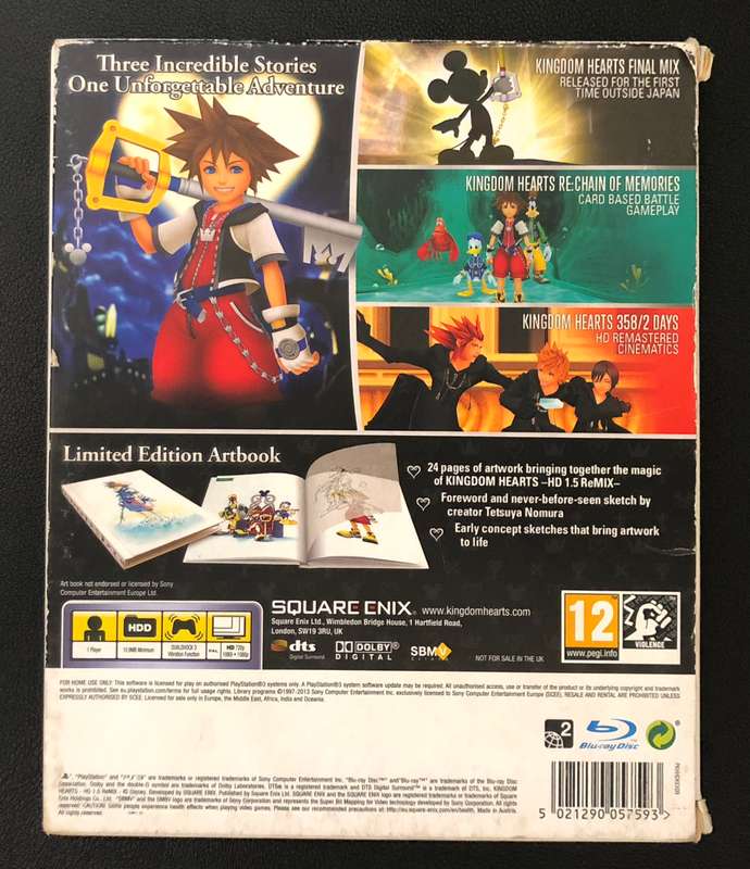 Kingdom Hearts: HD 1.5 ReMix(Limited Edition) - PlayStation 3