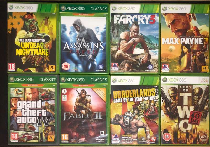 Xbox 360 Console + 13 Games