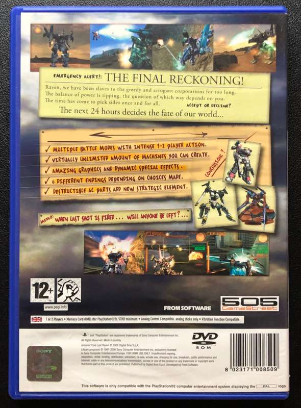 Armored Core: Last Raven - PlayStation 2