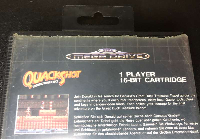 Quackshot: Starring Donald Duck - Sega Mega Drive