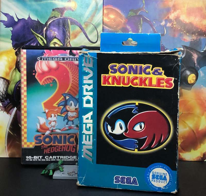 Sonic the Hedgehog 2/Sonic & Knuckles Combo - Sega Mega Drive