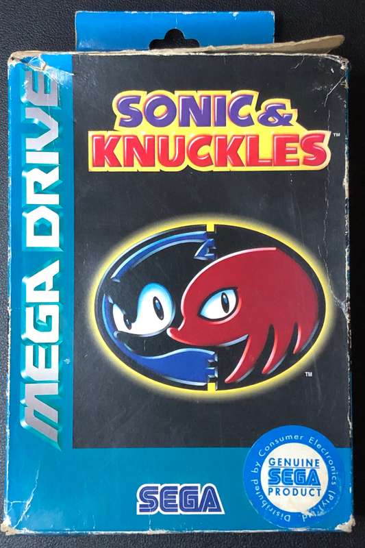 Sonic the Hedgehog 2/Sonic & Knuckles Combo - Sega Mega Drive
