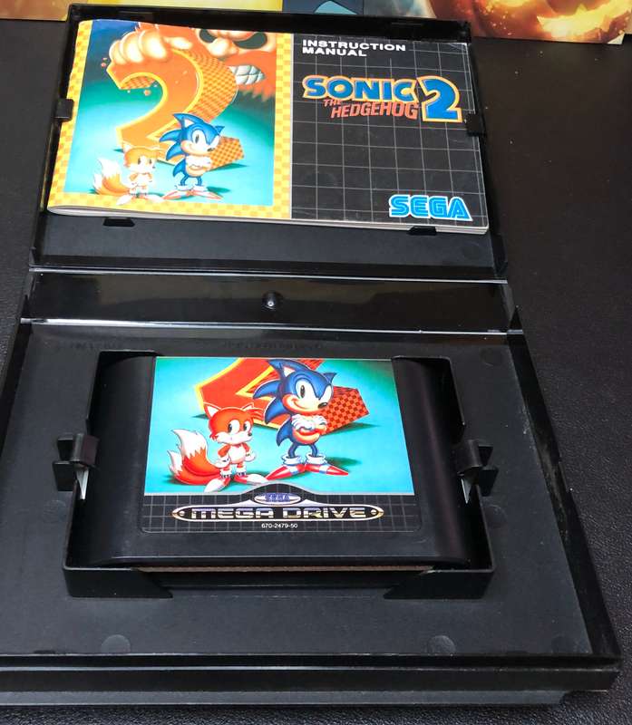Sonic the Hedgehog 2/Sonic & Knuckles Combo - Sega Mega Drive