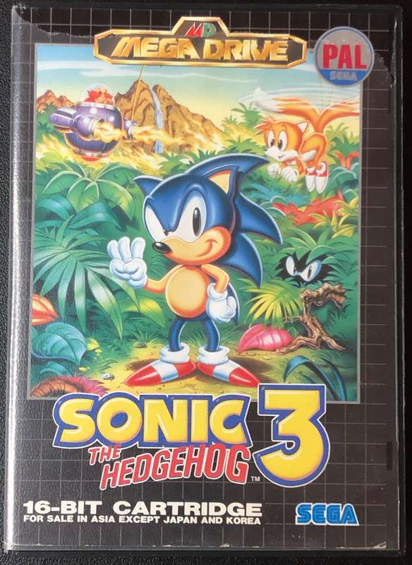 Sonic the Hedgehog 3 - Sega Mega Drive ( Asia PAL Ver.)