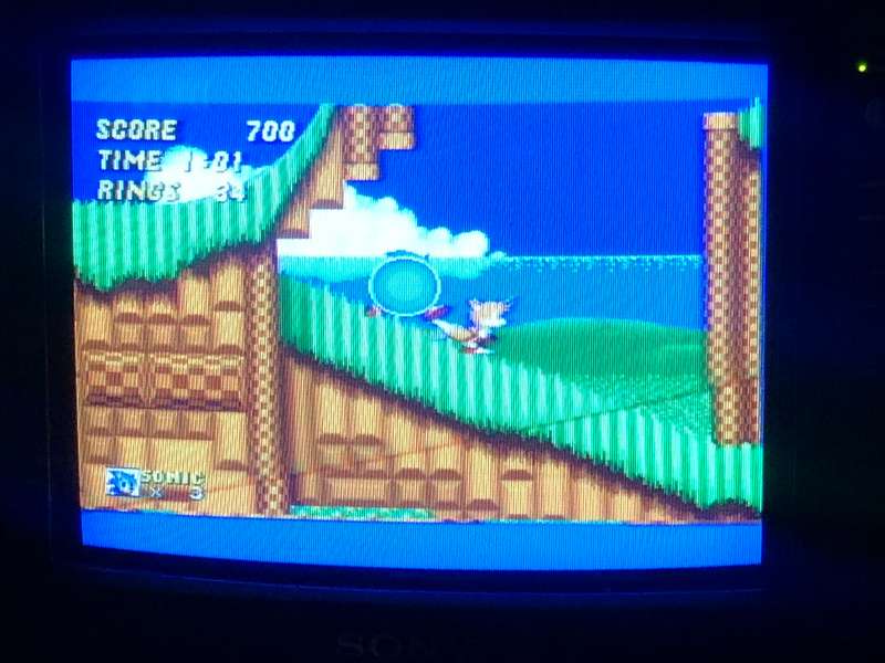 Sonic the Hedgehog 2/Sonic & Knuckles Combo - Sega Mega Drive