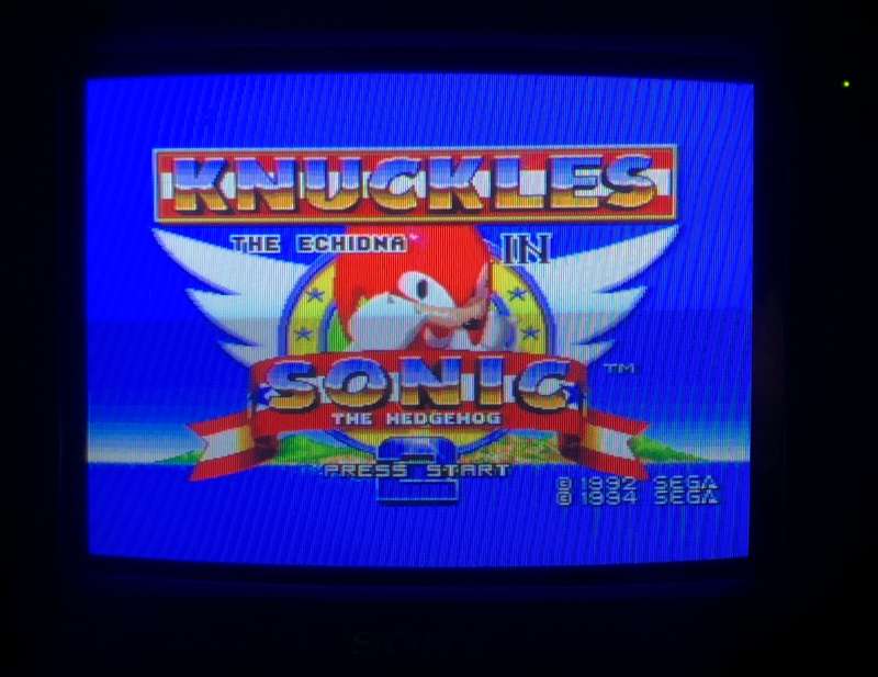Sonic the Hedgehog 2/Sonic & Knuckles Combo - Sega Mega Drive