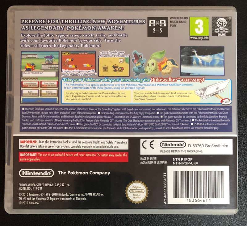 Pokémon: SoulSilver Version - Nintendo DS