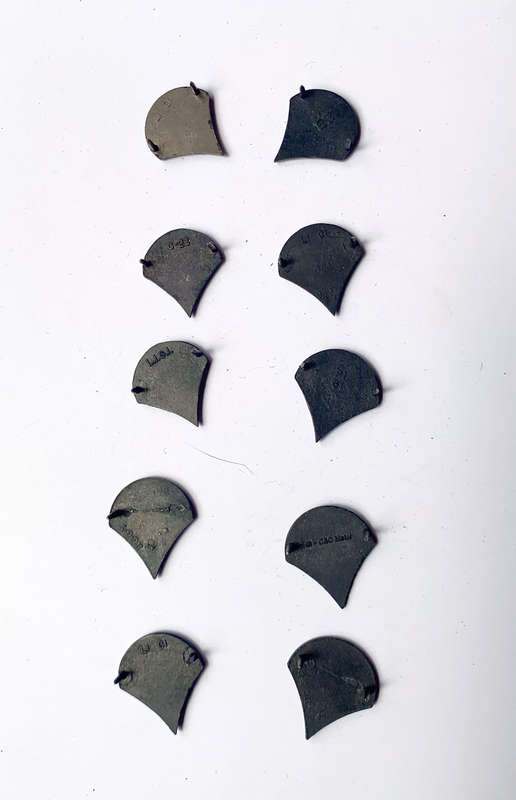 US Army rank - black metal type (for all in pic)