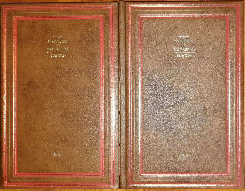 10 Volumes Classics of Exploration. Leather Covers.