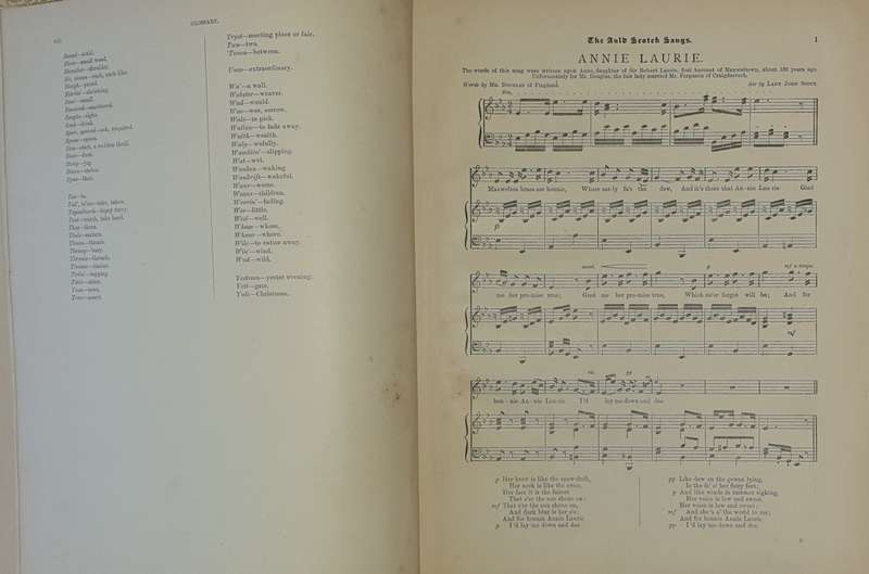 *1888* The Auld Scotch Sangs - Sinclair Dunn