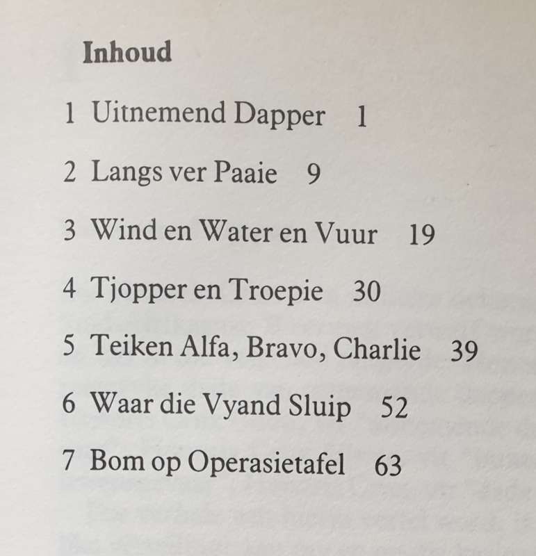 Honoris Crux II, Ons Dapperes. At van Wyk + 1 Gratis