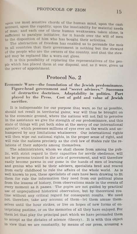 *1931/4* Protocols of the Learned Elders of Zion - Victor E. Marsden