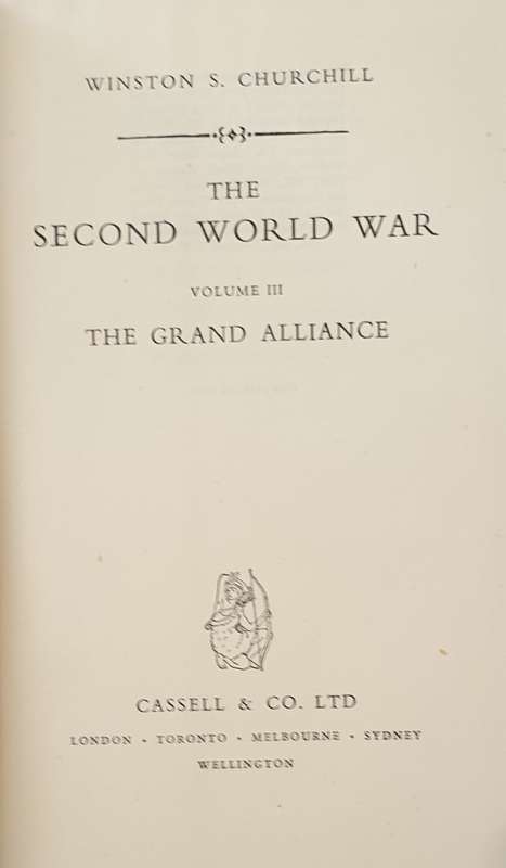 The Second World War - Winston Churchill (Vol's 1,2,3,5 & 6)