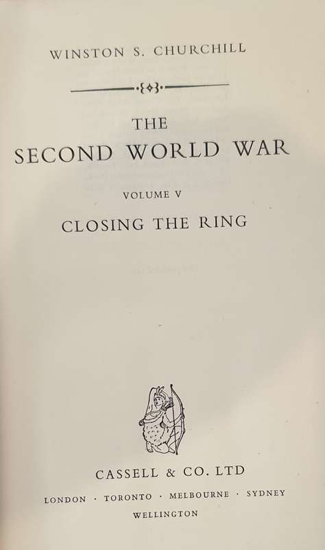 The Second World War - Winston Churchill (Vol's 1,2,3,5 & 6)