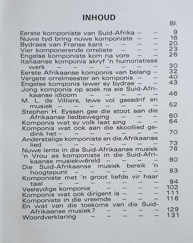 Komponiste van Suid Afrika - Jan Bouws