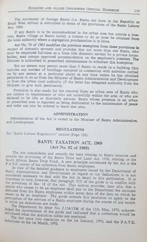 1971/72 Building and Allied Industries Official Handbook (South Africa)
