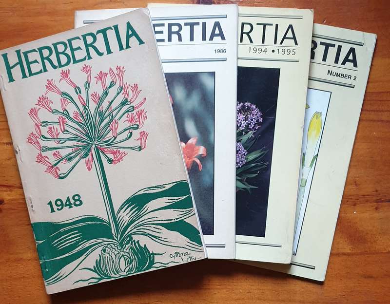 Herbertia 1948 / 1986 / 1994/5 / 1988. All in one lot.
