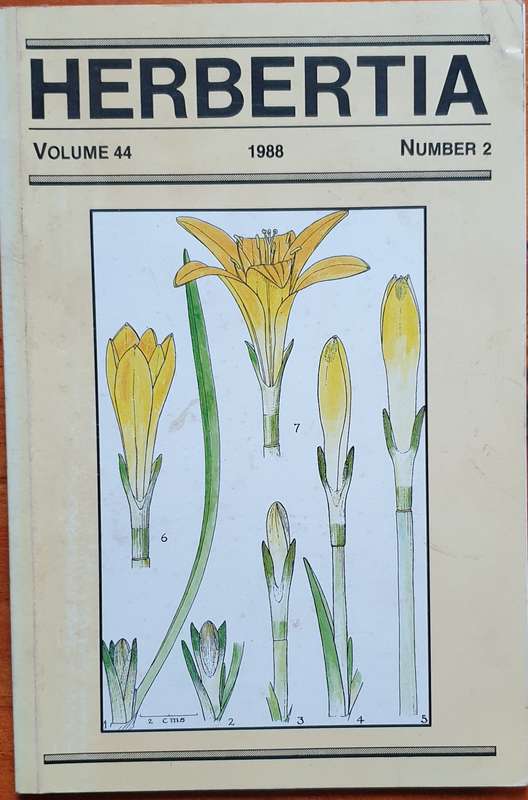 Herbertia 1948 / 1986 / 1994/5 / 1988. All in one lot.