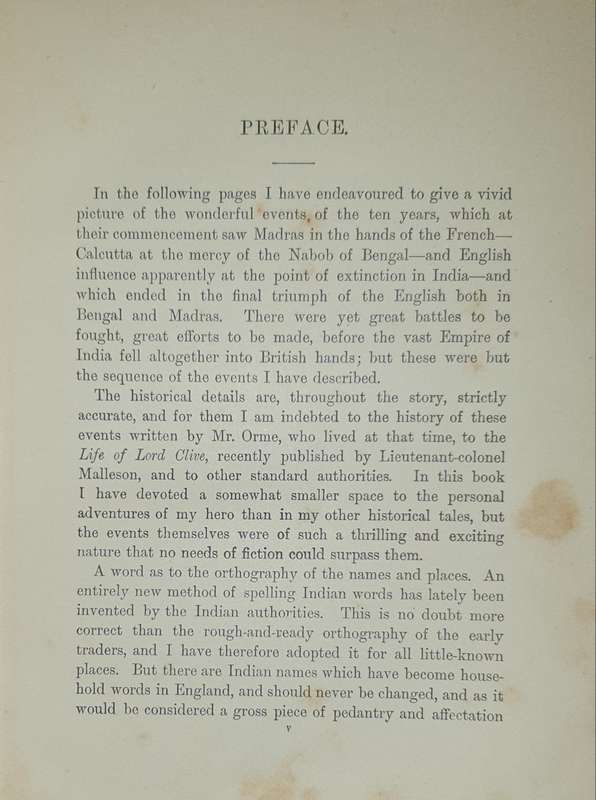 With Clive in India - G. A. Henty