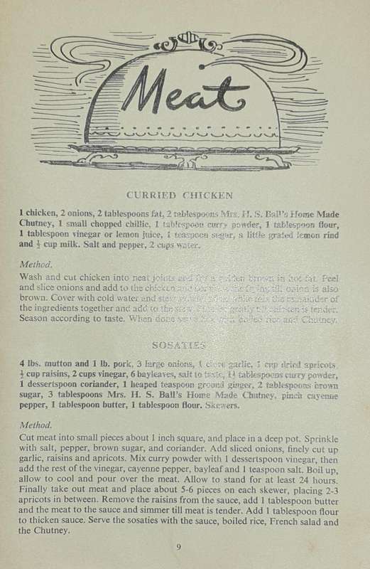 * 1967 * 100 Resepte / 100 Recipes - Ball's Chutney.