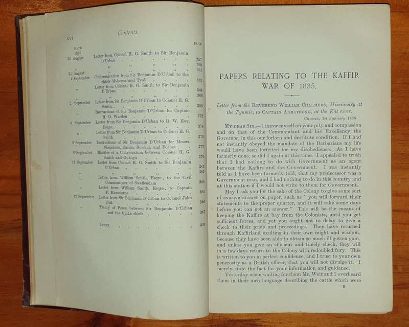 Documents relating to The K@ffir War of 1835 - George McCall Theal