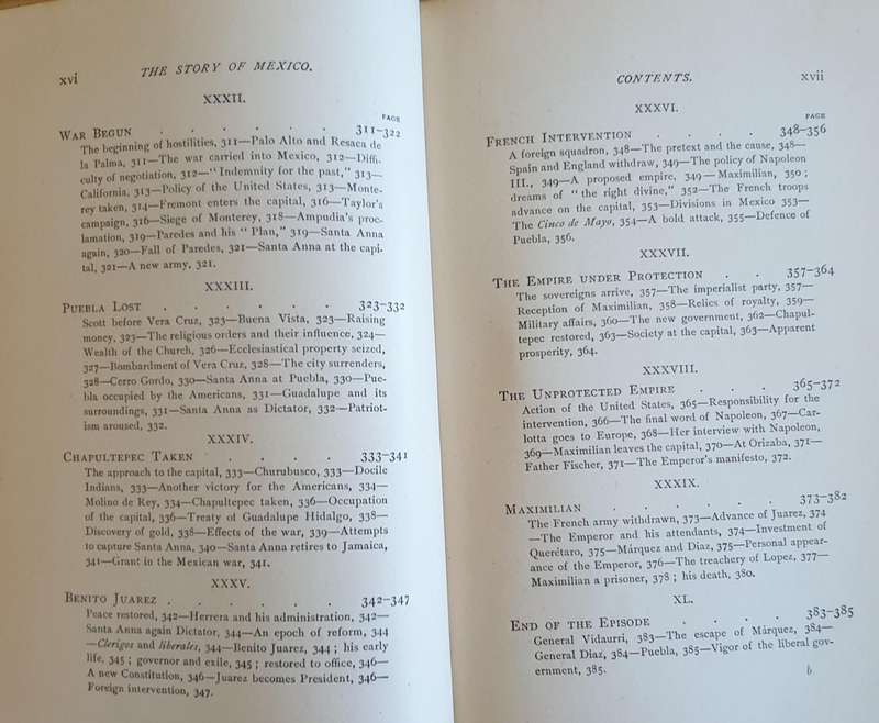 * 1897 * MEXICO - The Story of the Nations