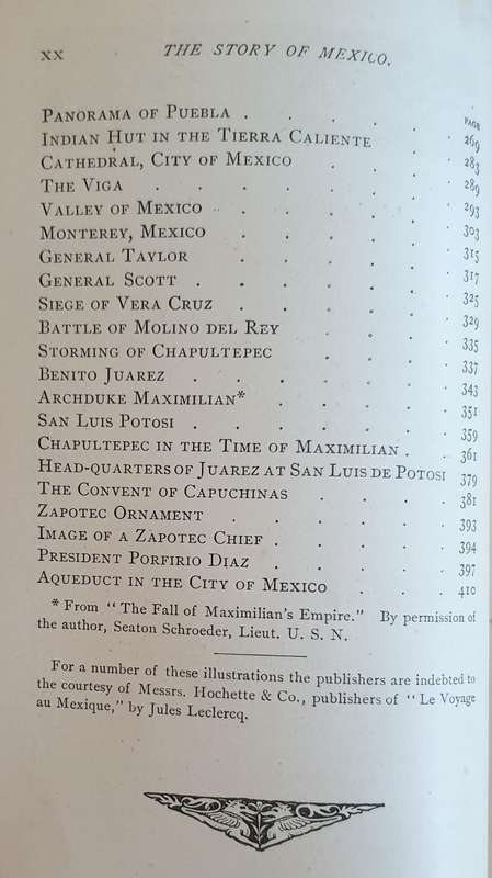 * 1897 * MEXICO - The Story of the Nations