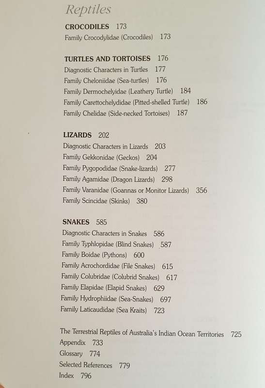 Reptiles and Amphibians of Australia - Massive Book