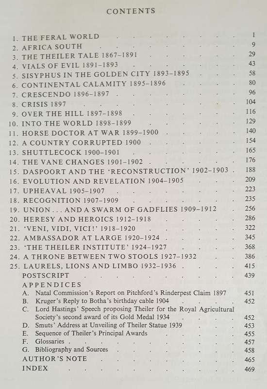 There was a Man - The Life and Times of Sir Arnold Theiler of Onderstepoort.