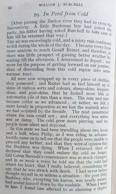Travels in the Interior of Southern Africa. William J. Burchell (Includes fold-out map)