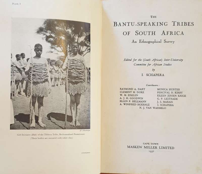 The Bantu-Speaking Tribes of South Africa (I. Schapera)