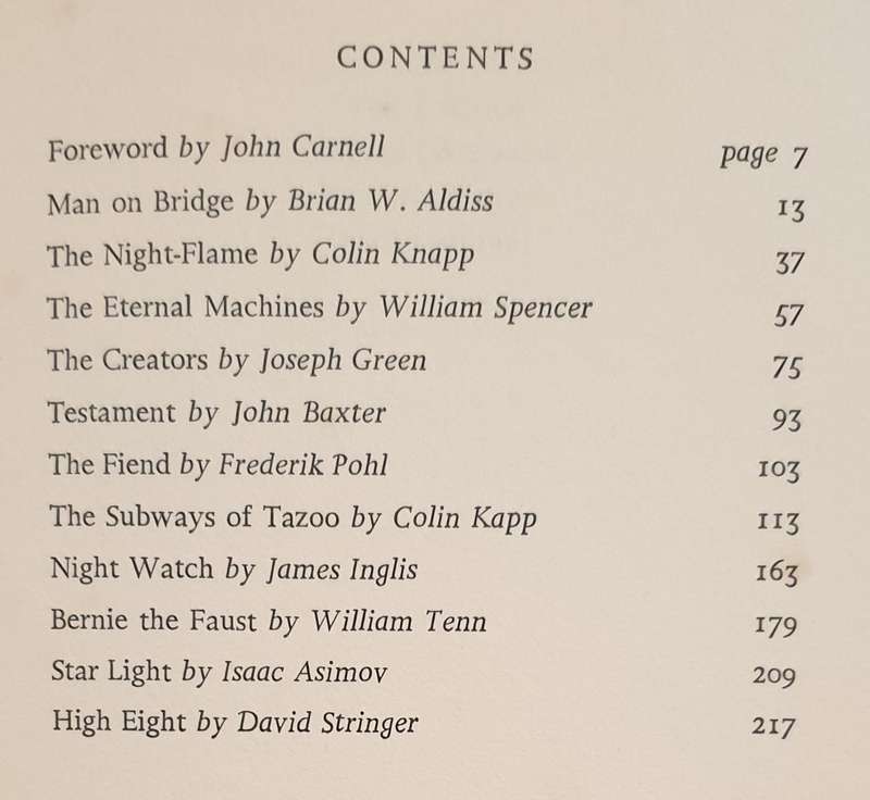 The Best from New Writings in S.F. - First Selection