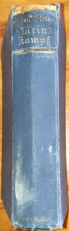 * 1939 * Mein Kampf - Adolf Hitler. Complete with both volumes in one.
