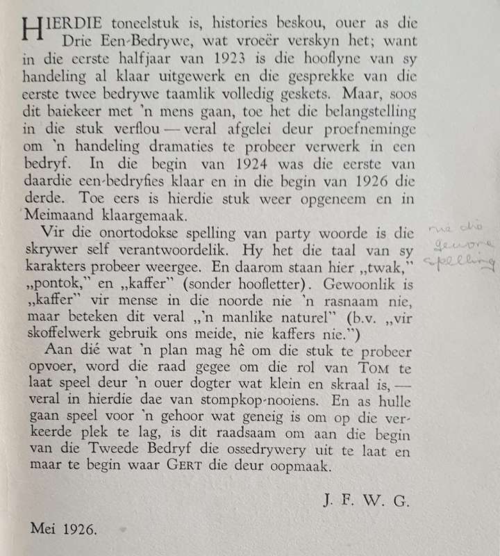 J.F.W. Grosskopf, 2 x Dramas, met tekeninge deur J.H. Pierneef, Eric Mayer & A.M Luyt.