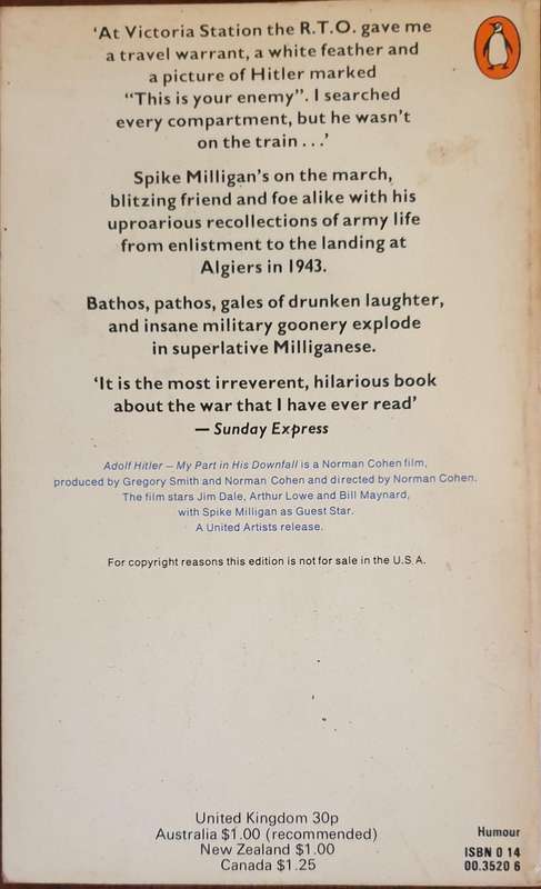 Spike Milligan 4 x Books