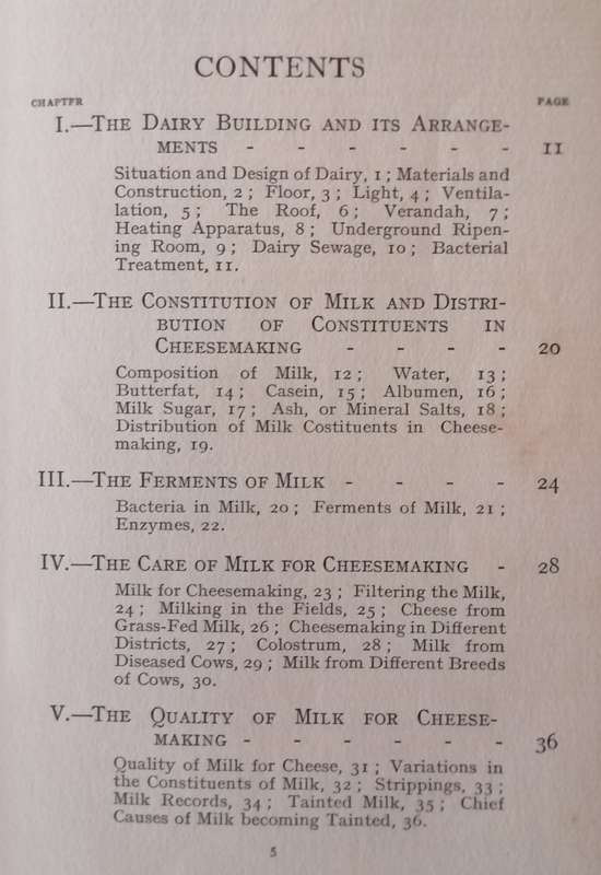 * 1917 * Practical Cheesemaking - A General Guide to the Manufacture of Cheese