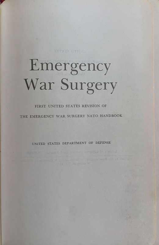 Emergency War Surgery
