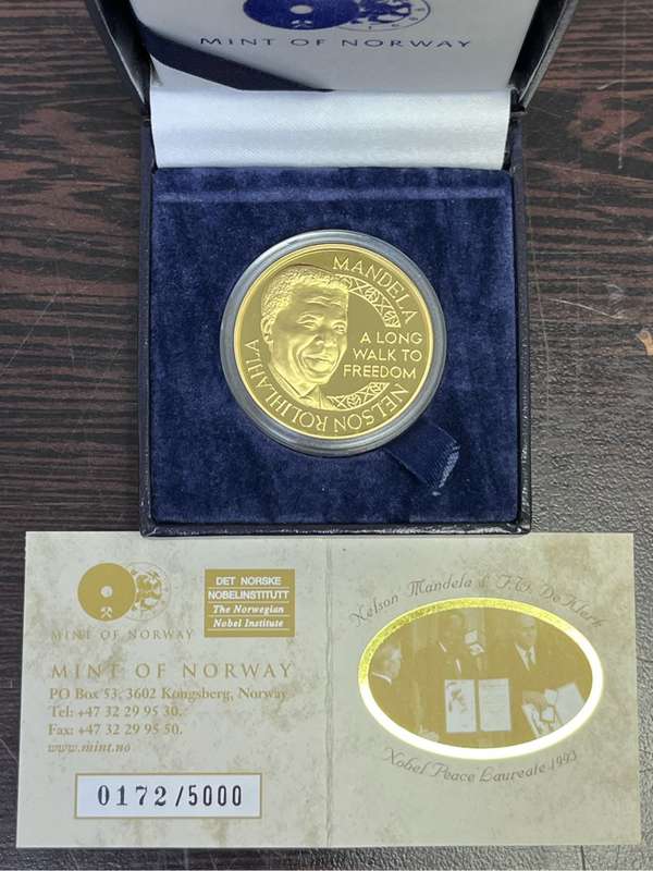 2006 Mandela De Klerk 1 oz Gold
