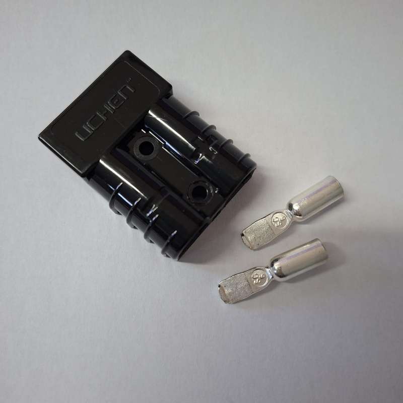 50AMP Anderson / Brad Harrison Style Plug Black 4-Pack