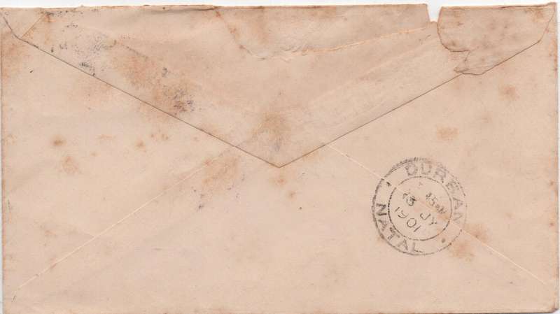 Very scarce Transvaal ABW cover with censor cachet in used-condition
