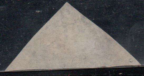 1863 COGH scarce 6d De la Rue triangle in used-condition