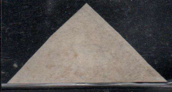 1855 COGH scarce 6d Perkins Bacon triangle in used-condition