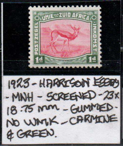 1923 Union scarce Harrison Essay in MNH-condition