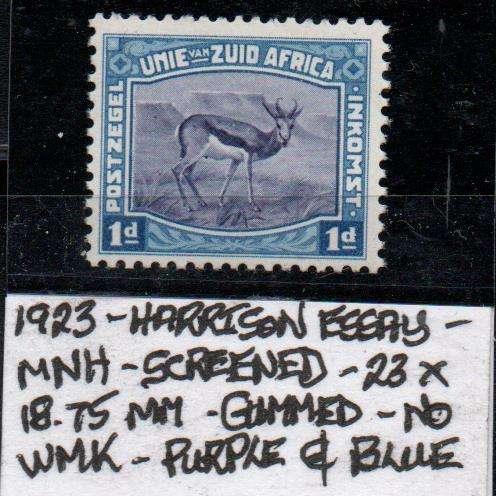1923 Union scarce Harrison Essay in MNH-condition