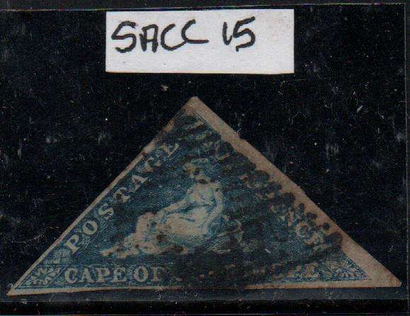 1863 COGH De la Rue 4d triangle in used condition