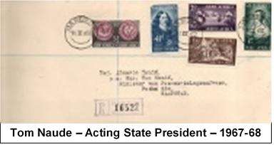 Small collection of 6 covers associated with SA State Presidents (four signed)