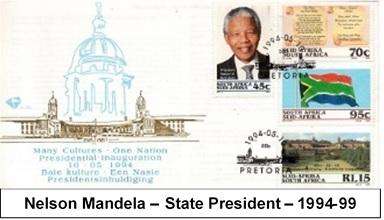 Small collection of 6 covers associated with SA State Presidents (four signed)