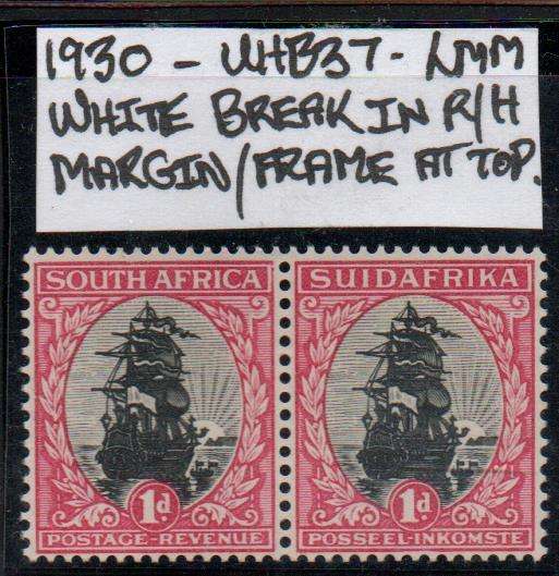 1930 Union Roto Definitive 1d-pair with variety in LMM-condition
