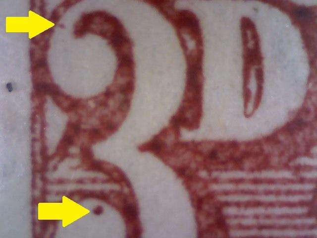 1931 Union Roto Definitive 3d-pair with scarce variety in LMM-condition