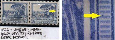 1940 Hyphenated Definitive 3d-pair with variety in MNH-condition